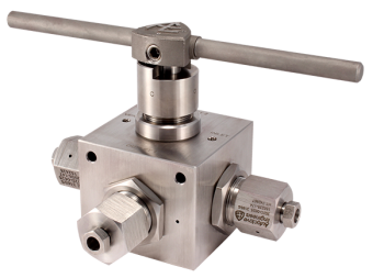 Autoclave Engineers Ball Valve - 4Way