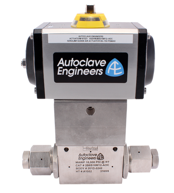 Autoclave Engineers Ball Valve - Actuators