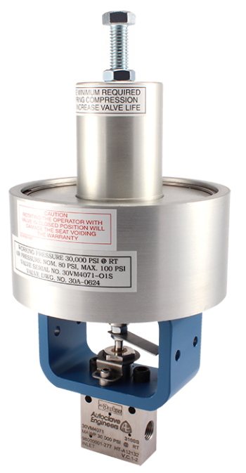 Autoclave Engineers Valve Actuator - Pneumatic